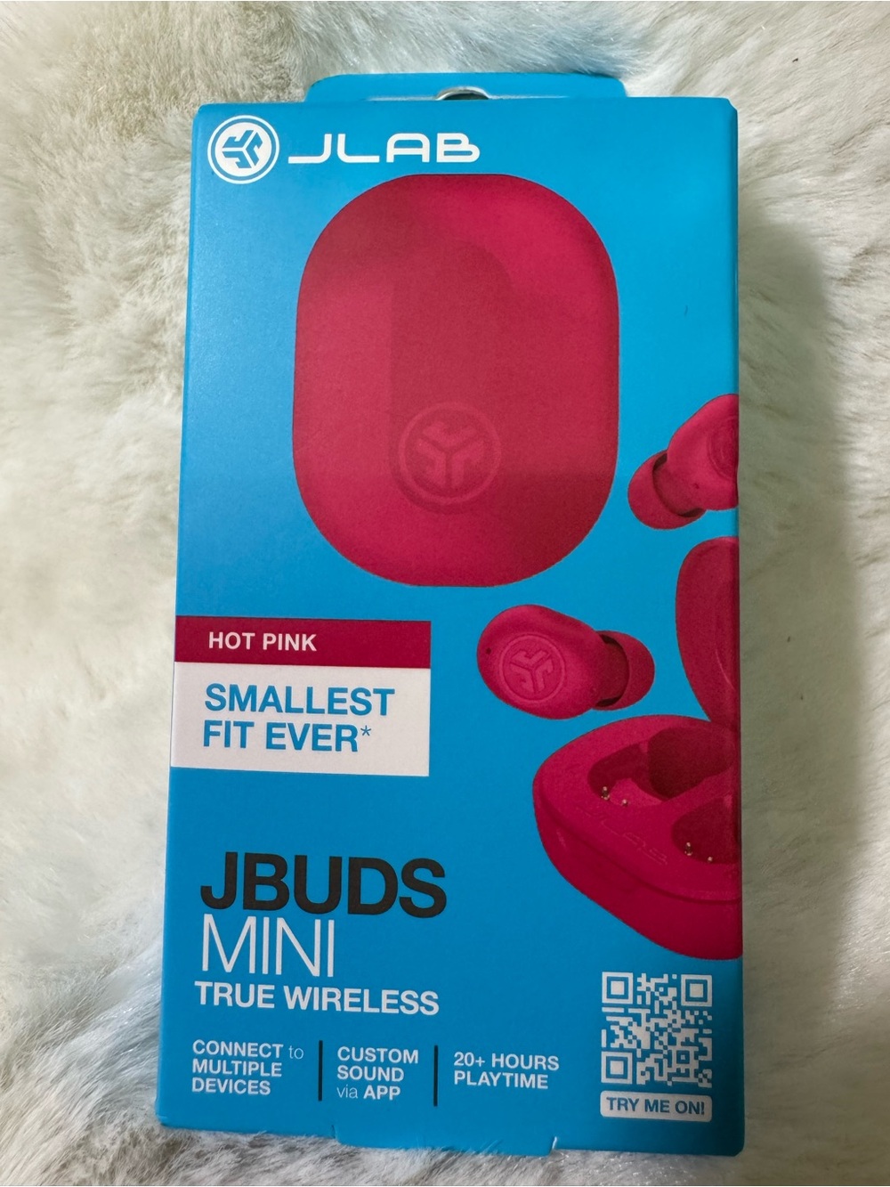 JLab JBuds Mini True Wireless Earbuds - Hot Pink